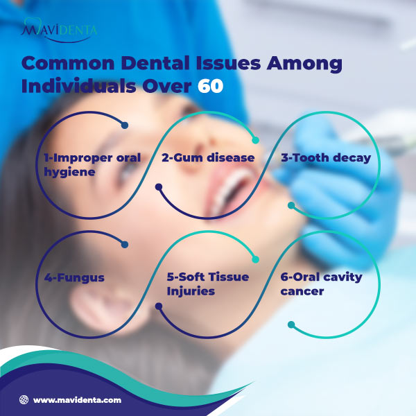 Common Dental Issues Among Individuals Over 60 Dental Treatment Over 60