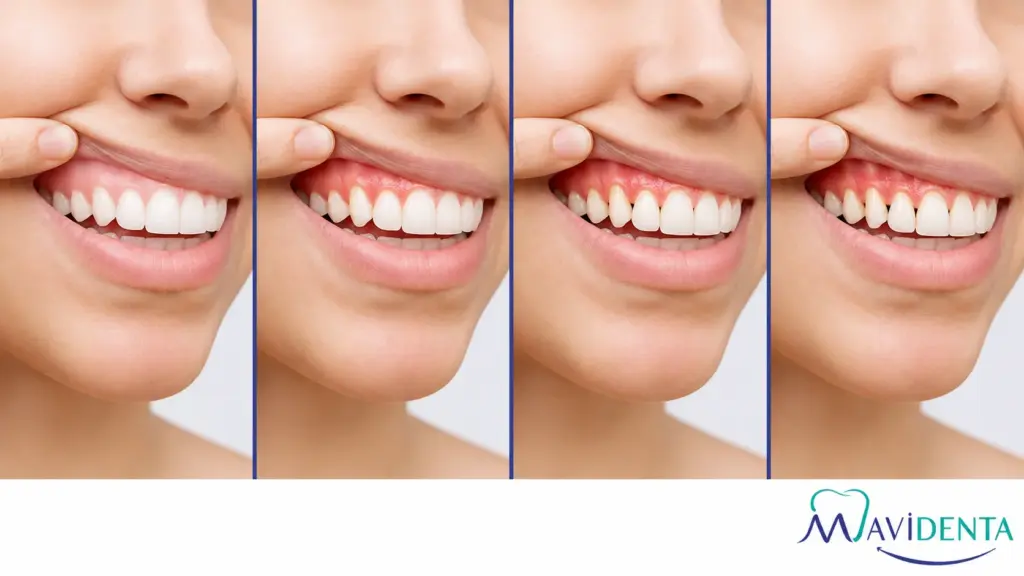 Receding Gums Stages